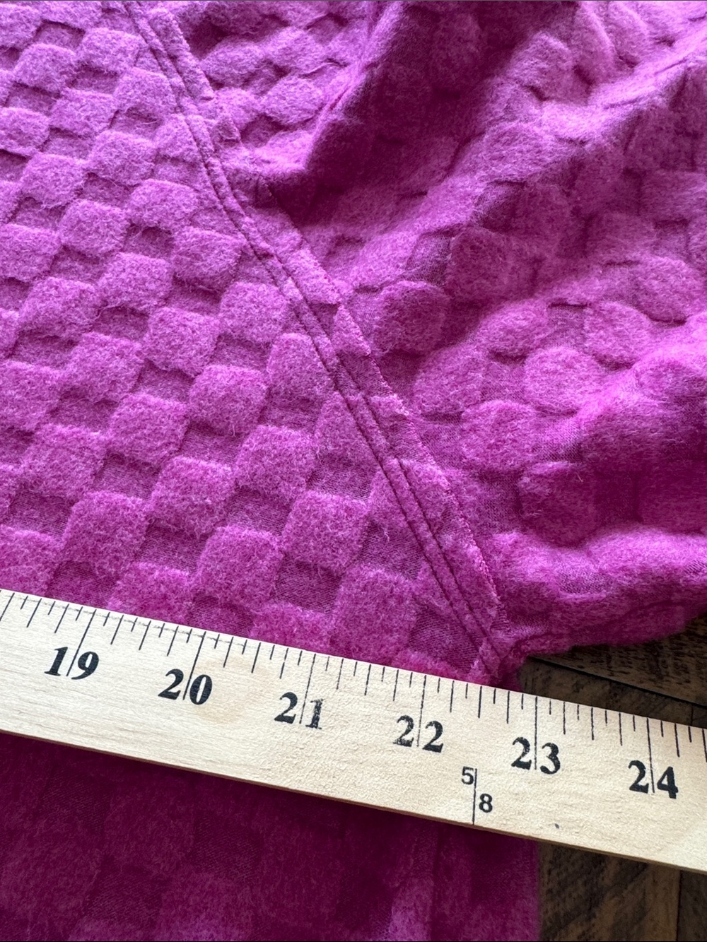 Like Love Women's Fuchsia Textured Shift Dress - Sz 1xl - Picture 5 of 6